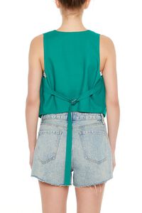 JADE Open-Front Pointed-Hem Vest, image 6