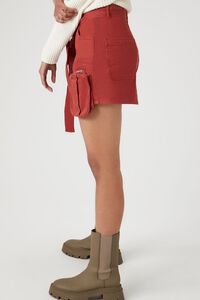 BRICK Twill Utility Cargo Mini Skirt, image 3