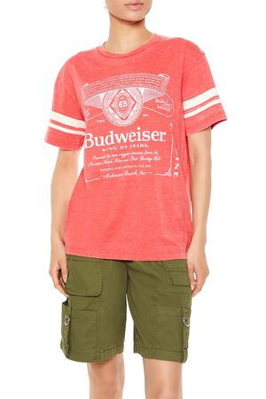 RED/MULTI Budweiser Graphic Tee, image 1