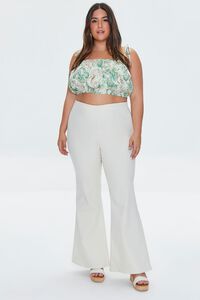 CREAM Plus Size High-Rise Flare Pants, image 1