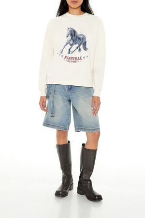 CREAM/MULTI Nashville Wild West Pullover, image 2