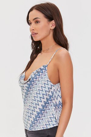 ORANGE/MULTI Chevron Print Cami, image 2