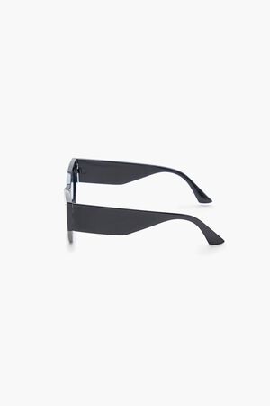 BLACK/BLACK Cat-Eye Frame Sunglasses, image 3