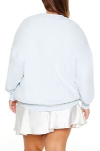 LIGHT BLUE/MULTI Plus Size Beaded Pisces Pullover, image 5