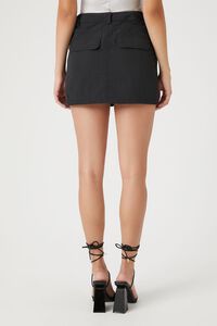 BLACK Cargo Mini Skirt, image 4