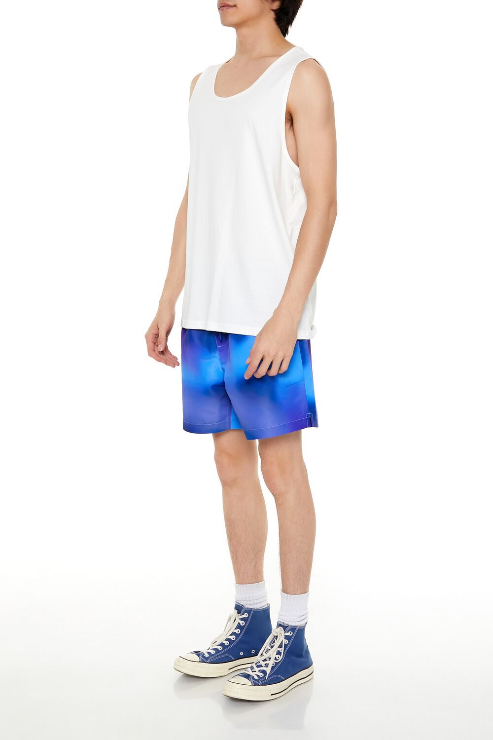 BLUE/MULTI Gradient Swim Trunks, image 3