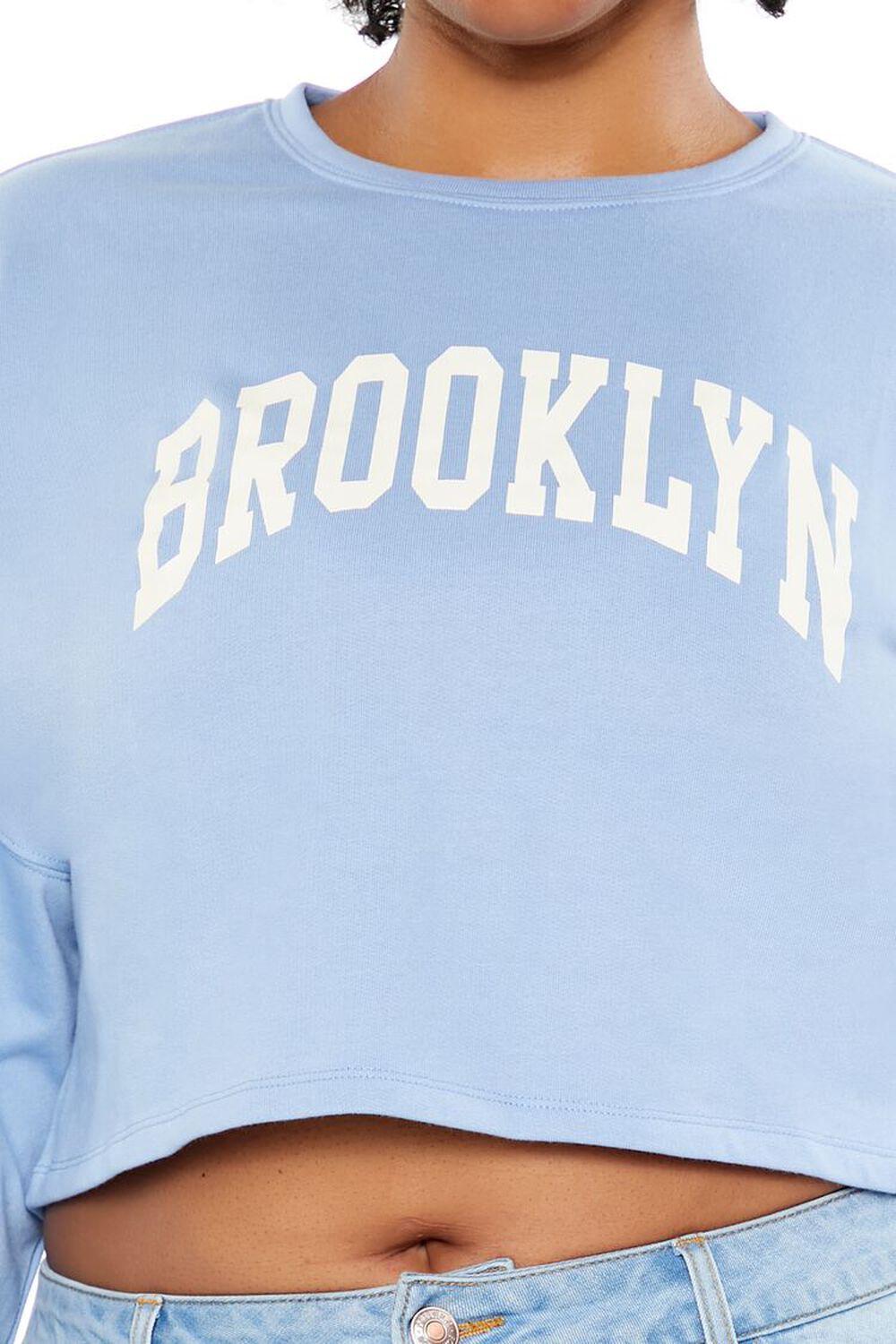 BLUE/MULTI Plus Size Brooklyn Pullover, image 3