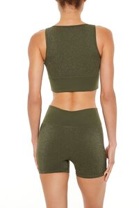 OLIVE Active Seamless Glitter Sports Bra, image 5