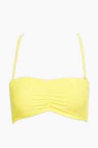 CITRON Ruched Bandeau Bikini Top, image 5