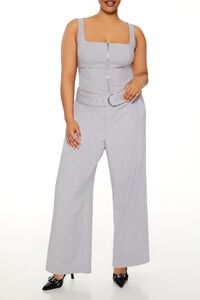 GREY Plus Size High-Rise Wide-Leg Pants, image 1