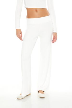 OATMEAL High-Rise Wide-Leg Pants, image 2