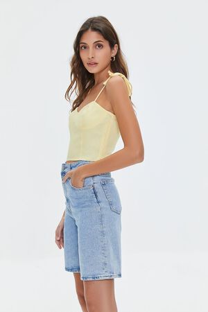 MIMOSA Sweetheart Linen-Blend Cami, image 2