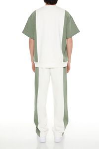 SAGE/CREAM Colorblock Athletic Pants, image 4