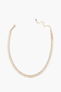 Layered Rhinestone Necklace, image 1