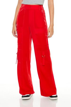 HIGH RISK RED Wide-Leg Utility Cargo Pants, image 2