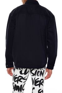 BLACK Cotton Curved-Hem Shirt, image 4