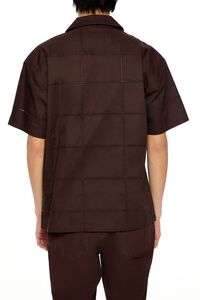 COCOA Embroidered Grid Shirt, image 5