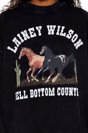 CHARCOAL/MULTI Lainey Wilson Graphic Pullover, image 3