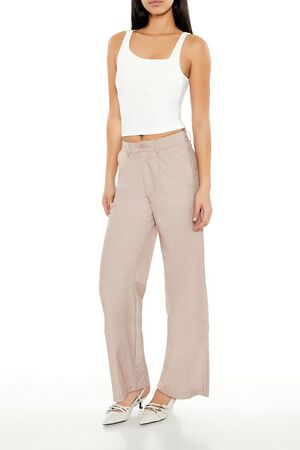 TAN Trouser Mid-Rise Pants, image 3