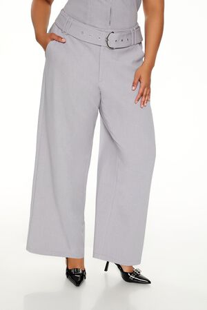 GREY Plus Size High-Rise Wide-Leg Pants, image 2