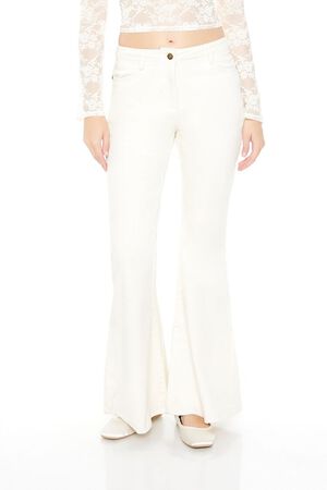 VANILLA Corduroy Mid-Rise Flare Pants, image 2