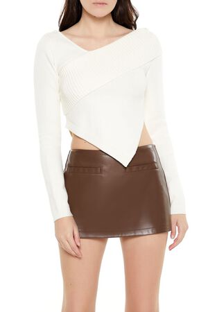 CREAM Crossover Cropped Sweater, image 1