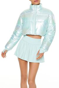 SEAFOAM Active Iridescent Puffer Jacket, image 1