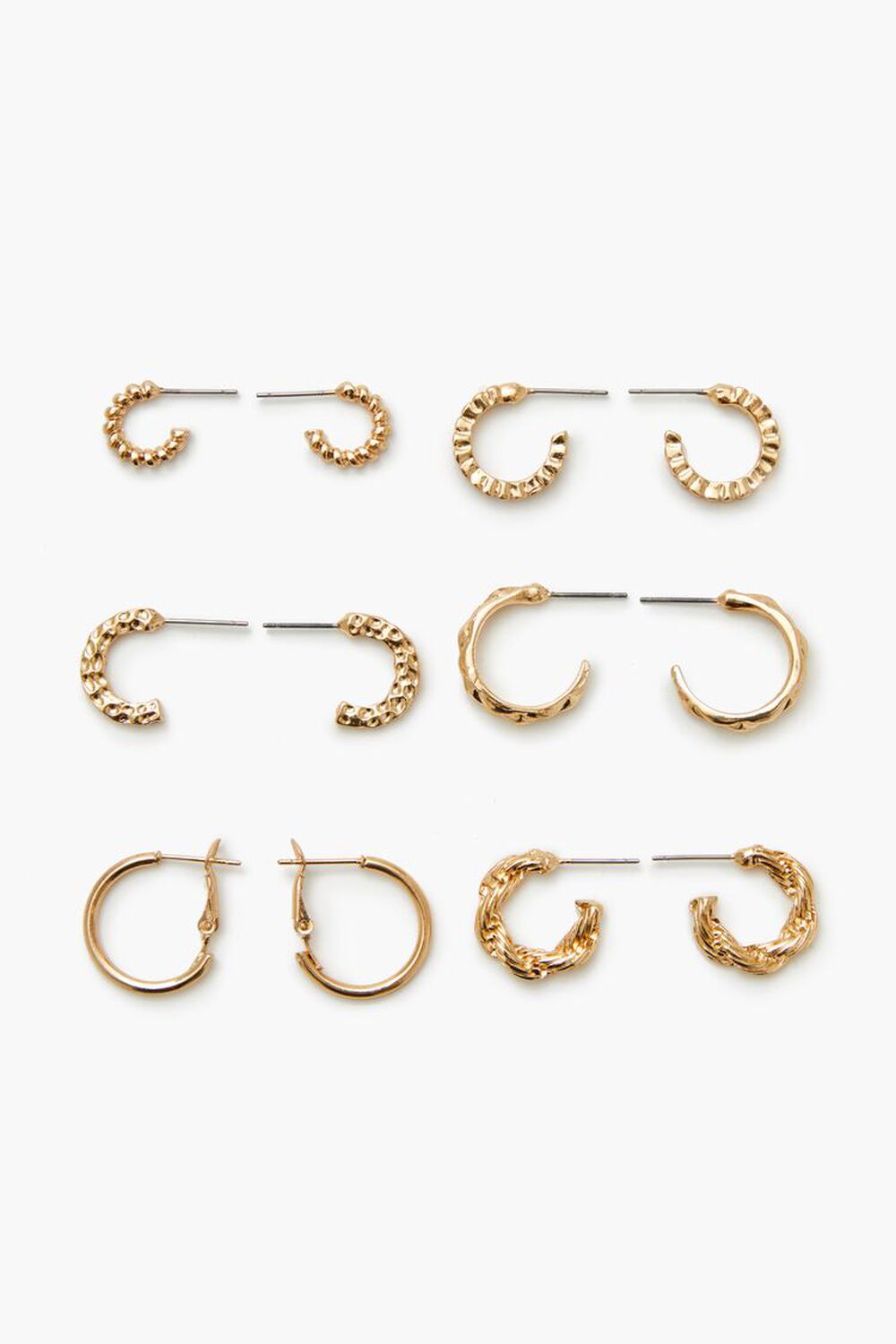 GOLD Assorted Hoop Earring Set, image 1