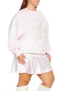 BLOSSOM/MULTI Plus Size Beaded Virgo Pullover, image 4