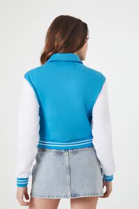 BLUE/MULTI Brooklyn Zip-Up Bomber Jacket, image 3