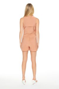 COPPER Sleeveless Drawstring Romper, image 3