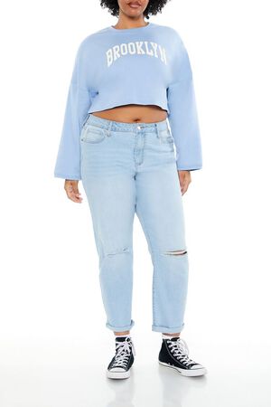 BLUE/MULTI Plus Size Brooklyn Pullover, image 2