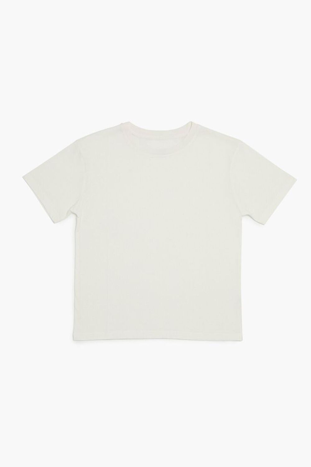 WHITE Kids Short-Sleeve Crew Tee (Girls + Boys), image 1