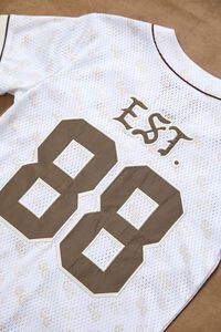 WHITE/MULTI Kids Compton Cowboys Jersey (Girls + Boys), image 4