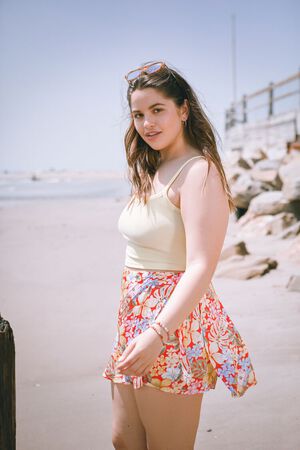 RED/MULTI Plus Size Tropical Floral Print Mini Skirt, image 1