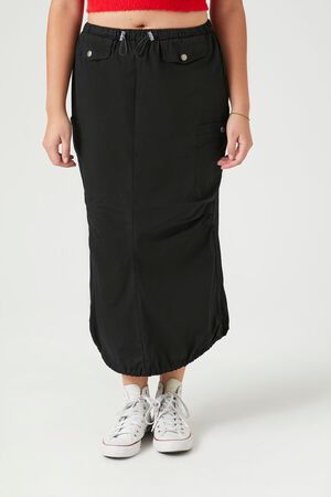 TAUPE Cargo Midi Skirt, image 2