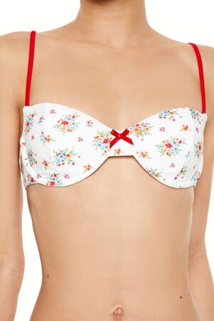 HIGH RISK RED/MULTI Romantic Floral Underwire Bikini Top, image 2