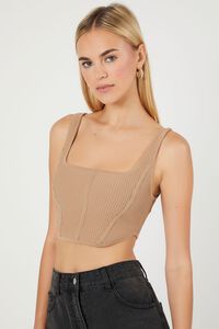 TOAST Sweater-Knit Crop Top, image 2