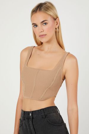 TOAST Sweater-Knit Crop Top, image 2