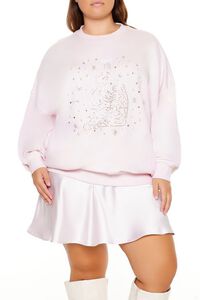 BLOSSOM/MULTI Plus Size Beaded Virgo Pullover, image 6