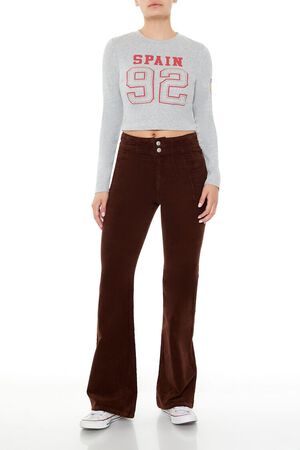 GREY/MULTI Spain 92 Graphic Cropped Tee, image 2