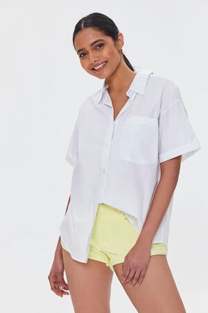 CELERY Cuffed Corduroy Shorts, image 1