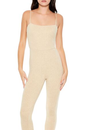 OATMEAL Fitted Cami Jumpsuit, image 2