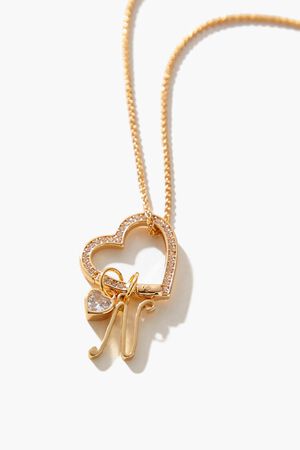 GOLD/T Frasier Sterling Initial Necklace, image 2