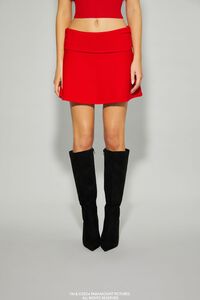 RED Mean Girls Foldover Mini Skirt, image 3