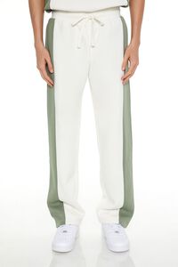 SAGE/CREAM Colorblock Athletic Pants, image 2