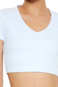 AQUA Active Cropped V-Neck Tee, image 3