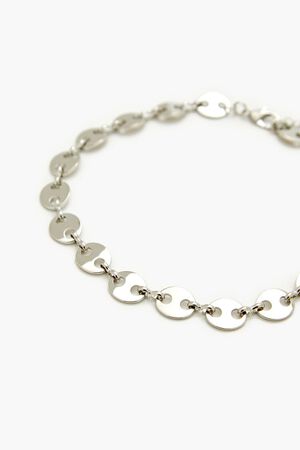 SILVER Disc Chain Necklace, image 2