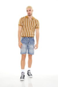 COFFEE/CREAM Striped Sweater-Knit Shirt, image 4