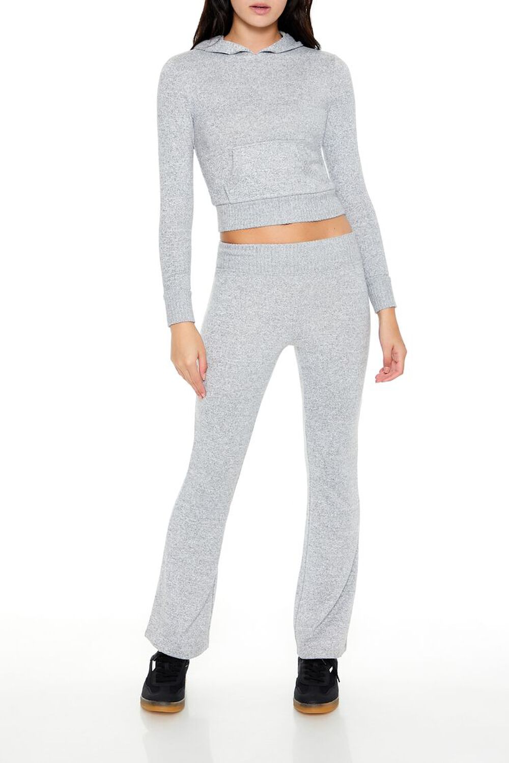 GREY Mid-Rise Straight-Leg Pants, image 1